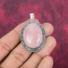 Rose Quartz Jewelry, 925 Solid Sterling Silver Pendant Handmade Gemstone Jewelry, Gifts For Wife Brand New Pendant