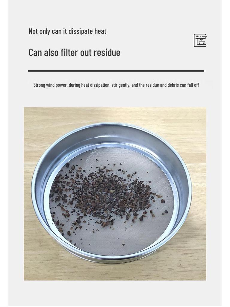 Patent Coffee Bean Cooling Tray & Silver Skin Remover – Dual-Layer Radiator Cooling Machine