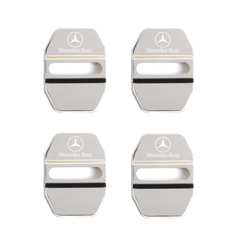 GLC GLB Car Styling Car Door Lock Covers Stikcer Case for Mercedes Benz New B/C/E Class A Class C200L GLC GLK CLA GLA Accessori