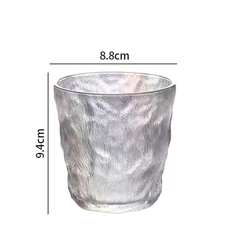 10.3oz/13oz Cold Drink Cup Fashionable Colorful Glass Cup Creative Wine Glass Bubble Water Mug High End Juice Milk Beverage Mugs