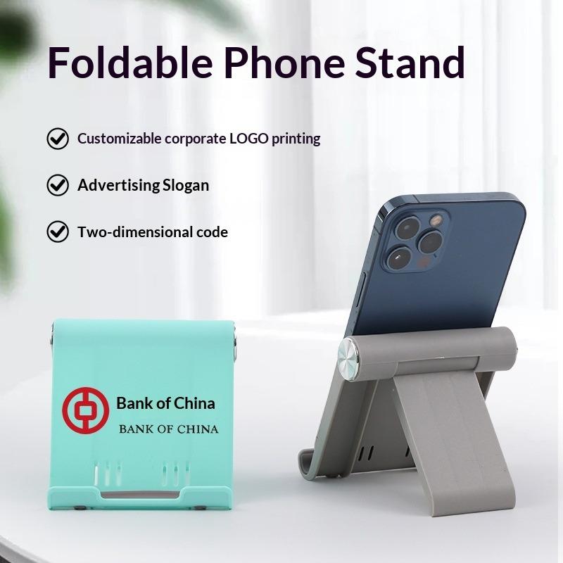 Folding Mobile Phone Desktop Holder Portable and Simple Tablet Computer Holder Creative Small Gift Mobile Phone Holder Support Frame