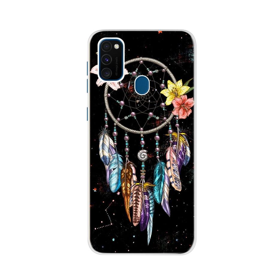 For Samsung Galaxy M21 Case Samsung M30s Soft Slim Cute Painted Phone Back Cover For Samsung M21 M 21 M215F Cases Bumper Fundas