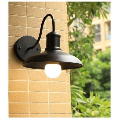 Retro Outdoor Wall Light Antique Waterproof Wall Lamp Fence Lighting Aluminum Alloy Yard Light Rustic Industrial