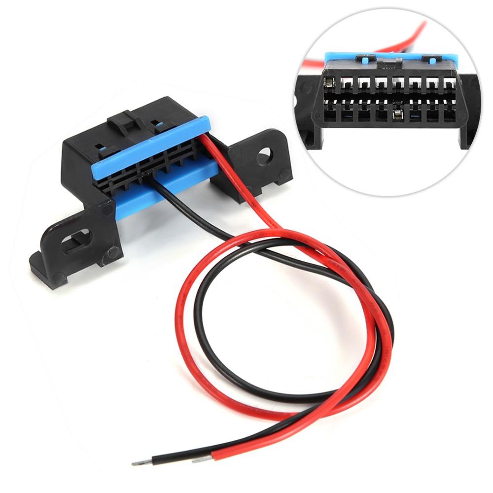 Pre-Soldered Lead Wires OBD2 Female Plug Female Connector OBD2 Diagnostic Cable Auto Shop