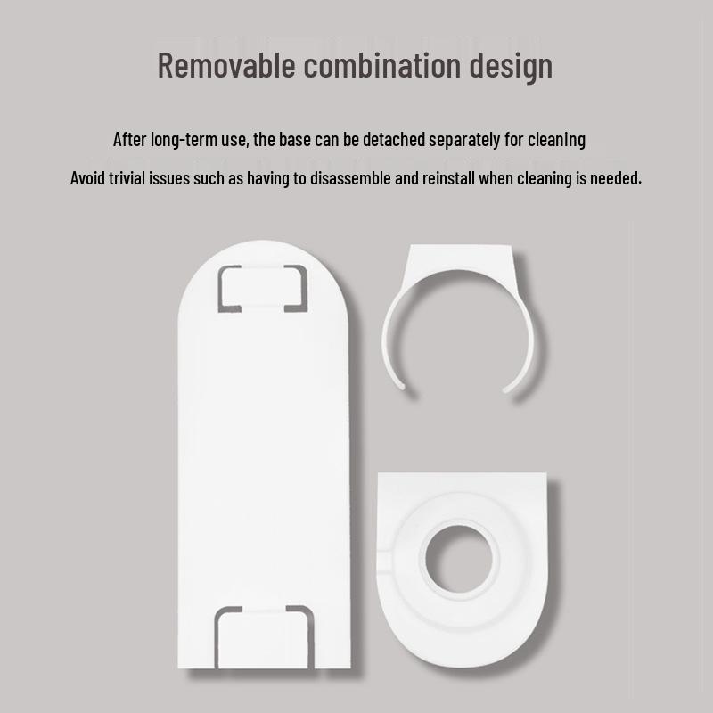 Electric Wall-Mounted Toothbrush Holder - Punch-Free Storage Bracket