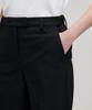 MUSINSA STANDARD WOMAN Women'S Wide Hidden Banding Slacks [Black]