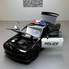 1/22 Dodge Challenger Redeye Hellcat Police Alloy Sports Car Diecast Model Sound & Light Toy Collect Display Ornament Presents