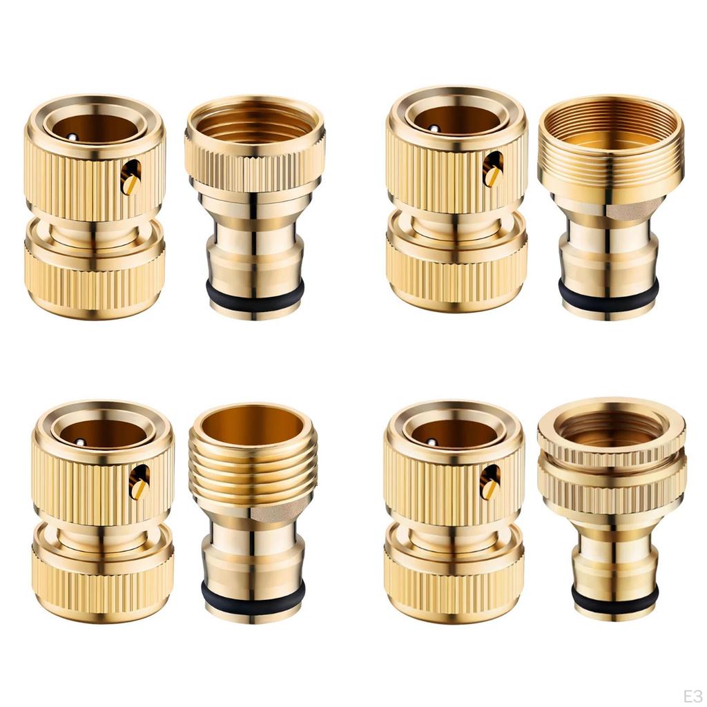 Garden Hose Fitting Male and Female Supplies Spare Parts Sturdy Quick Disconnect Adapter Thread