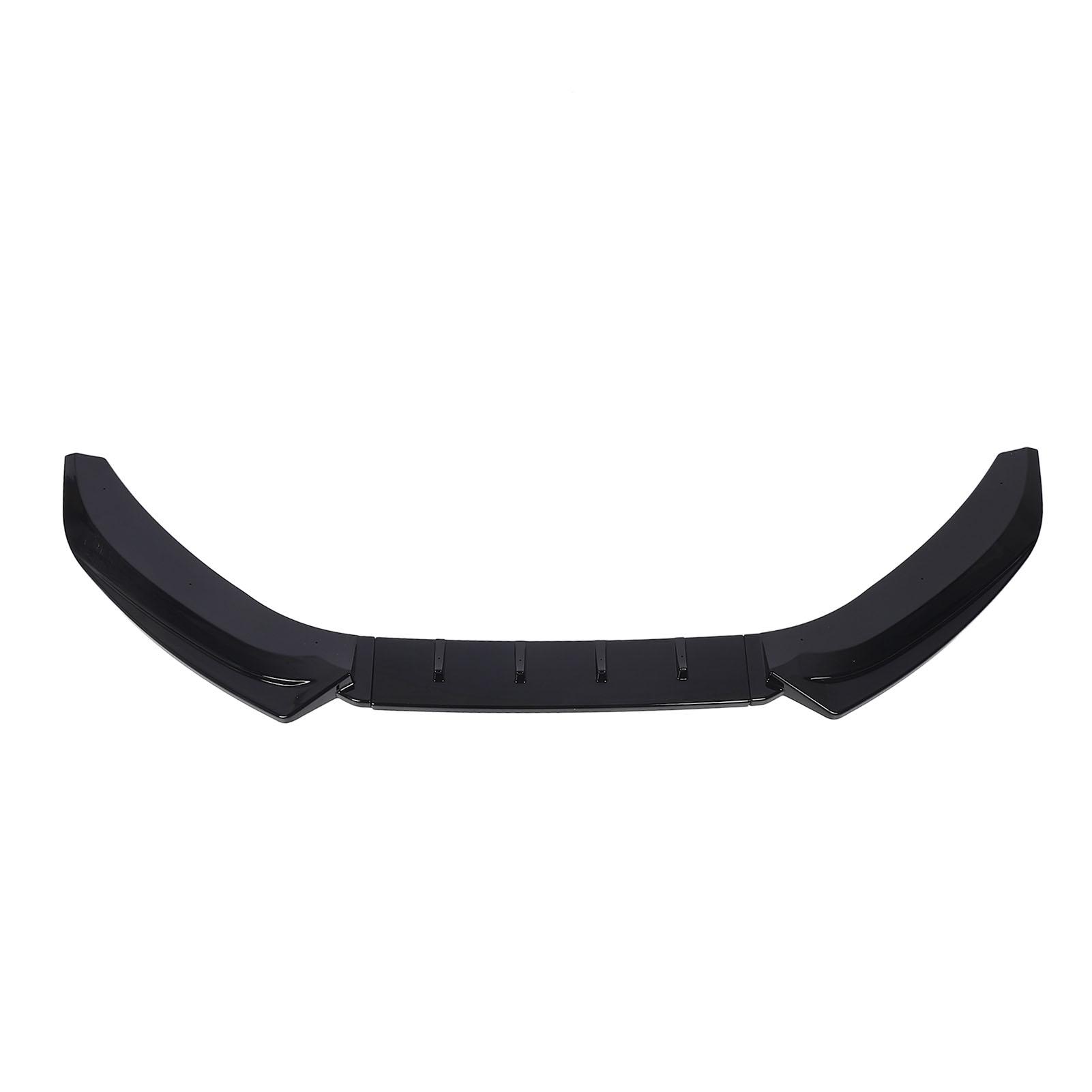 Hoogglans Zwarte Sportieve Voorbumper Lip Body Kit voor S4 B8.5 S - Line 2013 tot 2016