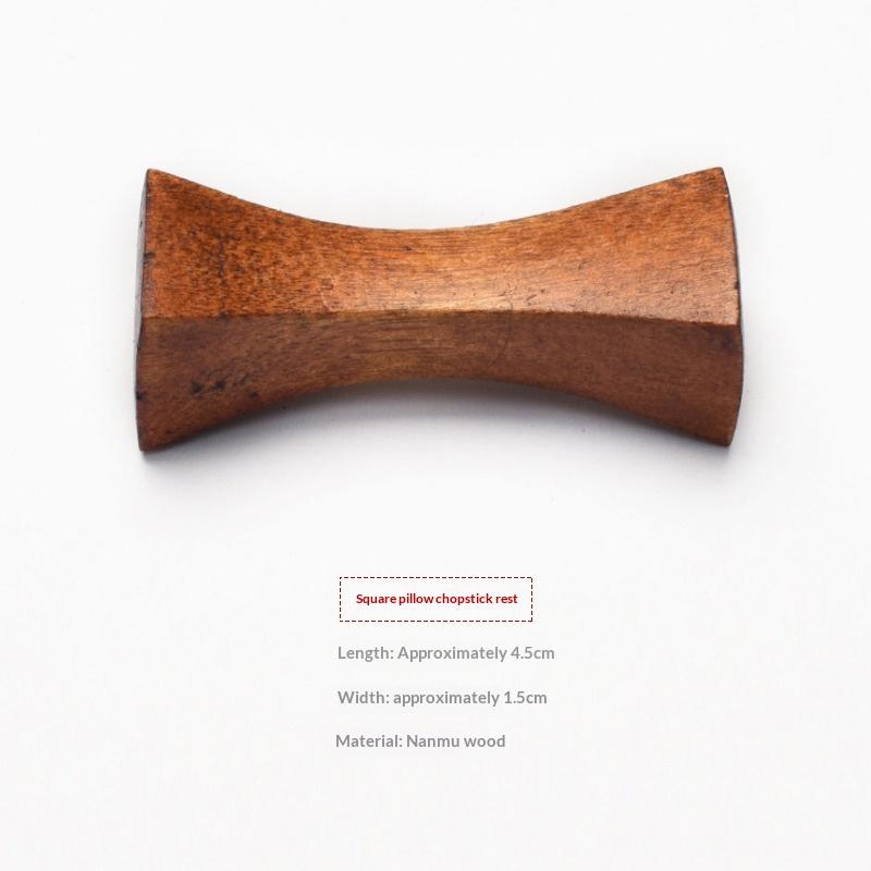 Creative Japanese Chopsticks Holder Wooden Chopstick Pillow Spoon Fork Knife Stand Table Decor Chopstick Rest Tableware Holder