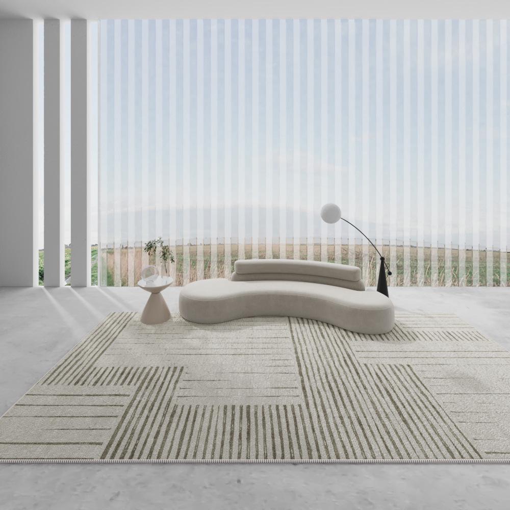 Non-Slip Luxury Loop Pile Carpet for Living Room, Bedroom, Porch, and More