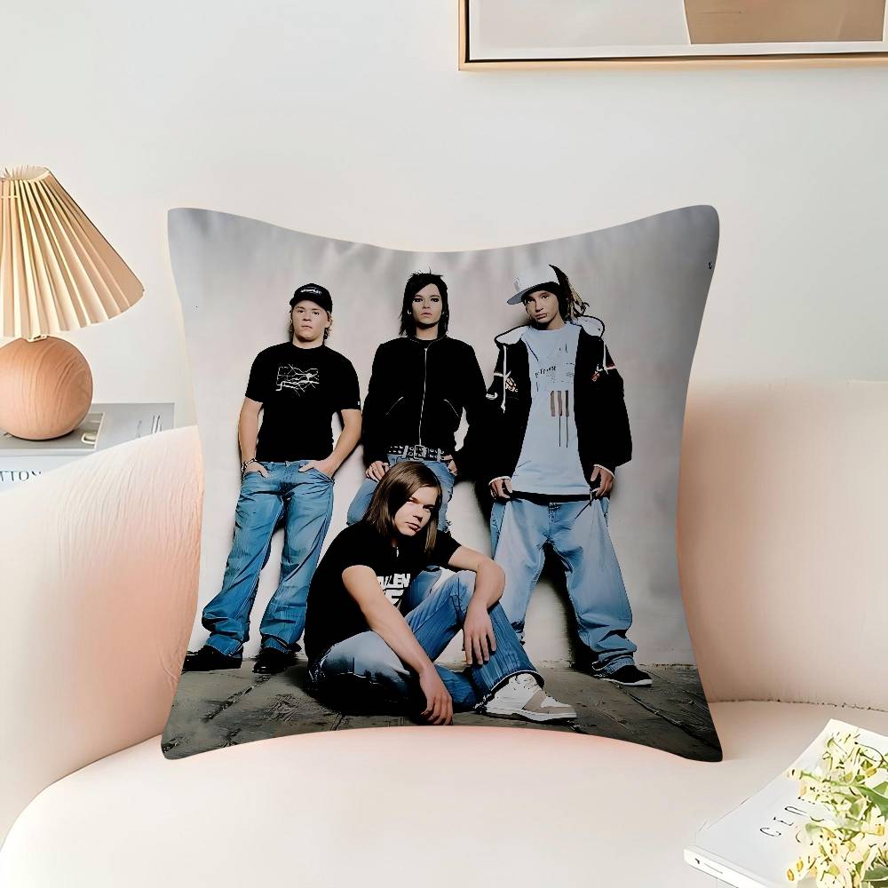 Tokio Hotel 45*45cm Cushion Cover Pillow Cover Decor Pillowcase Home Pillowcase For Couch Pillow