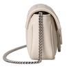Gucci GG Marmont Mini Shoulder Bag White Quilted Leather Silver Hardware Chain Crossbody Bag for Women Evening Party Daily Commute 476433-DTD5N-9022