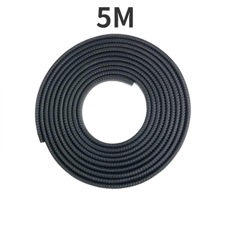 2/3/5M Car Door Anti Collision Strip with Steel Disc Bumper Trim Edge Scratch Protector Strip Sealing Guard Styling Car Decor