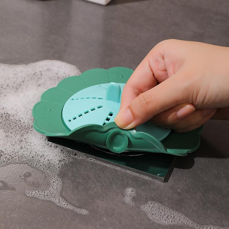 WTEMPO 1PC Creative Insect and Odor Proof Floor Drain Bathroom Drainage Outlet Hair Anti Clogging Filter Kitchen Sink Filter Cover