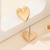 Chic Geometric Heart Charm Women's Versatile Stud Earrings