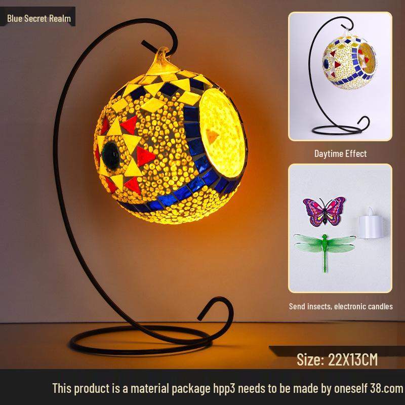 DIY New Year's Day Hanging Candlestick Mosaic Kit – Creative Parent-Child Project & Team Building Ornament