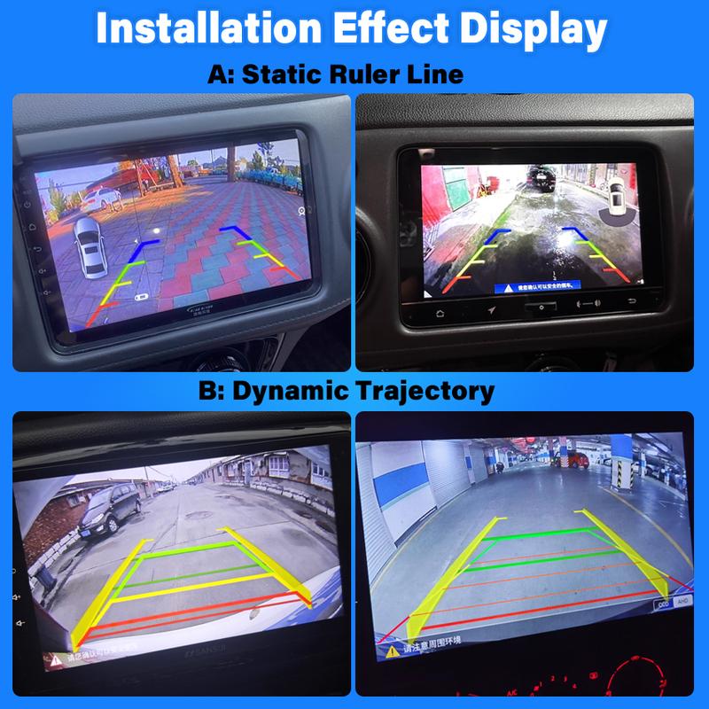 HD Rear Camera For MINI Convertible F57 R57 Cooper Dynamic Trajectory Night Vision Backup Reversing Camera License Plate Camera