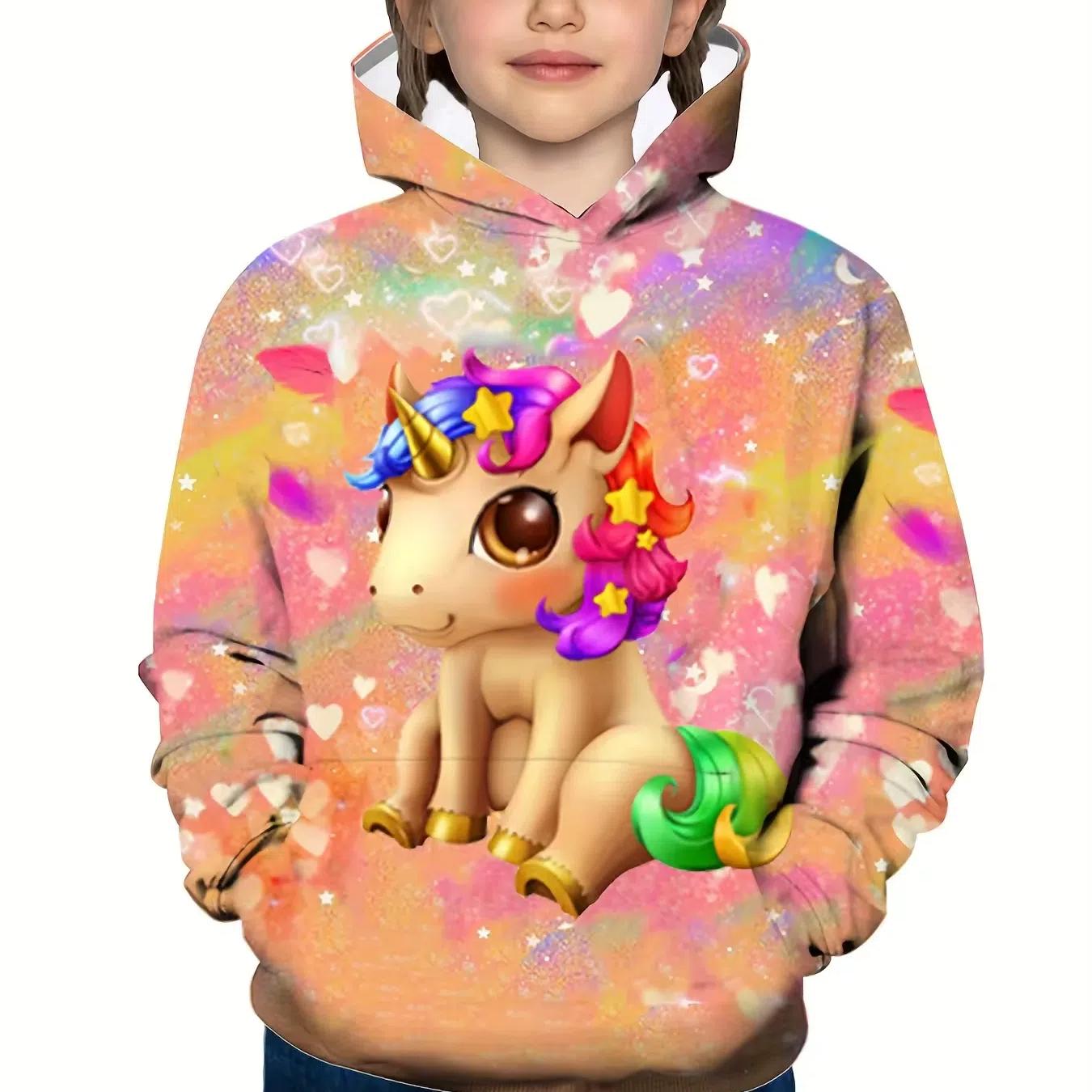 

Детская толстовка с 3D милым мультяшным принтом, модная одежда, свободная спортивная одежда, повседневные топы, куртки с длинными рукавами, высокое качество 140