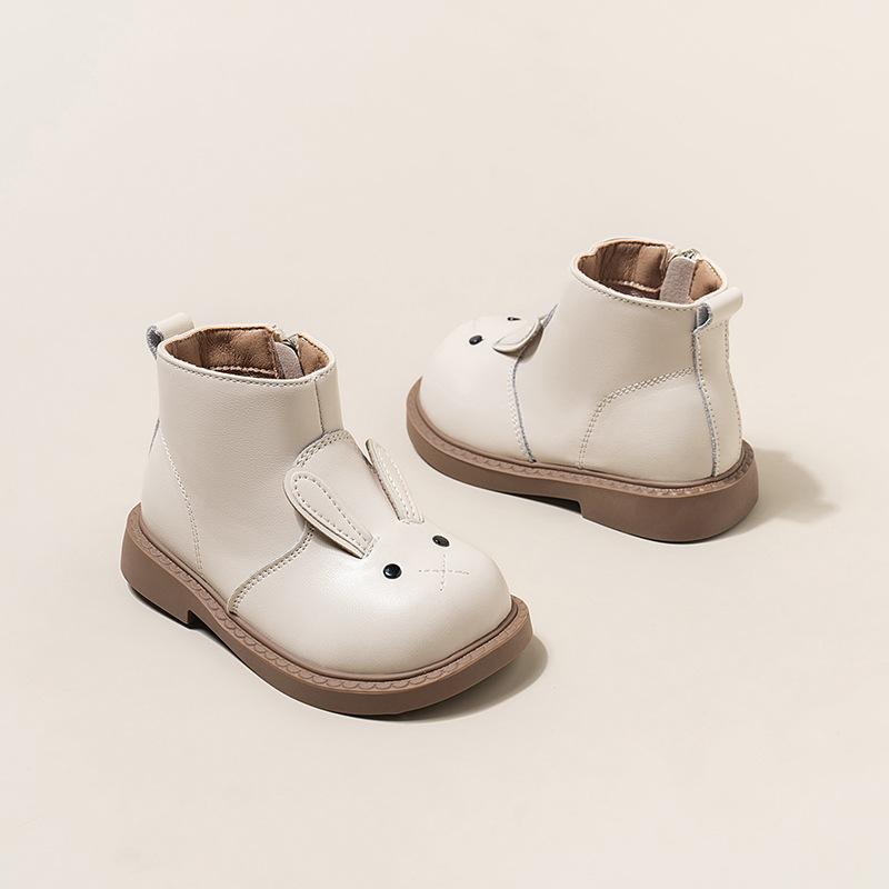 

Girls Shoe Girl s Boots Cute Rabbit Boots Ankle Boots All Match Children Shoes Boys Shoes Botas Mujer 21 бежевый