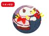 Yasuda Trading Sanrio Denim Sagara Embroidery Pouch Hello Kitty Character Embroidery Denim Material Small Item Storage Multi Pouch H16 x W26 x D5cm KT