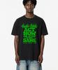 MONSTER REPUBLIC Act Now Light Green T-Shirt Black_9158