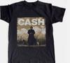 Johnny Cash American Recordings Heavy Cotton Black T-shirt Size