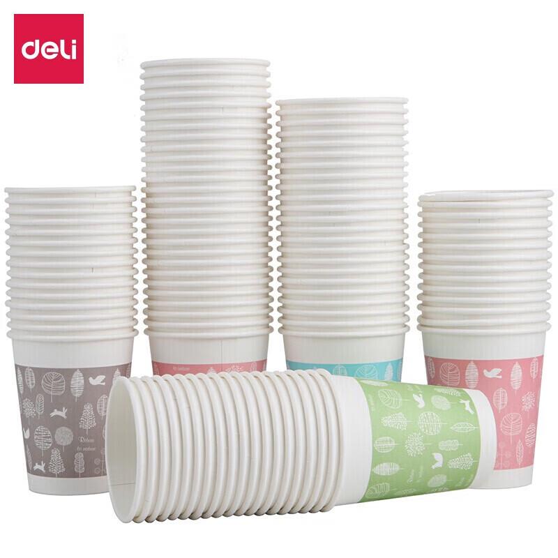 Deli 9563 250ml Disposable Paper Cups