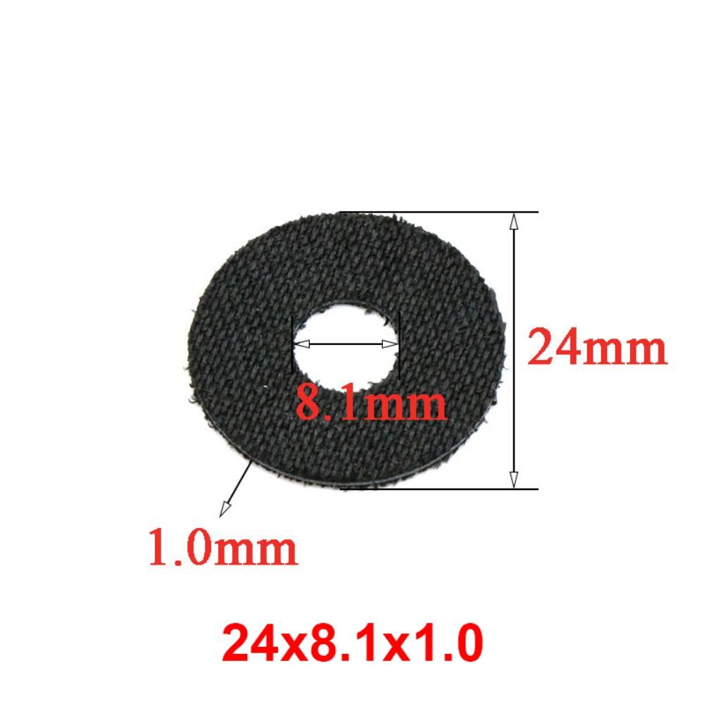 1Pcs 1mm Carbon Fiber Fishing Reel Brake Washers Drag Washers Black Fishings Tools Accessories for Baitcasting Drum Reels