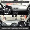 Suede Leather Dashmat for MG 3 MG3 ZP11 Second Generation 2011-2016 Black/Brown Dashboard Cover Sun Shade Carpet Non-slip Pad
