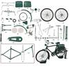 110 Classic Diy 28 Assembled Alloy Bike Toy Car Model Decoration Kids Gift