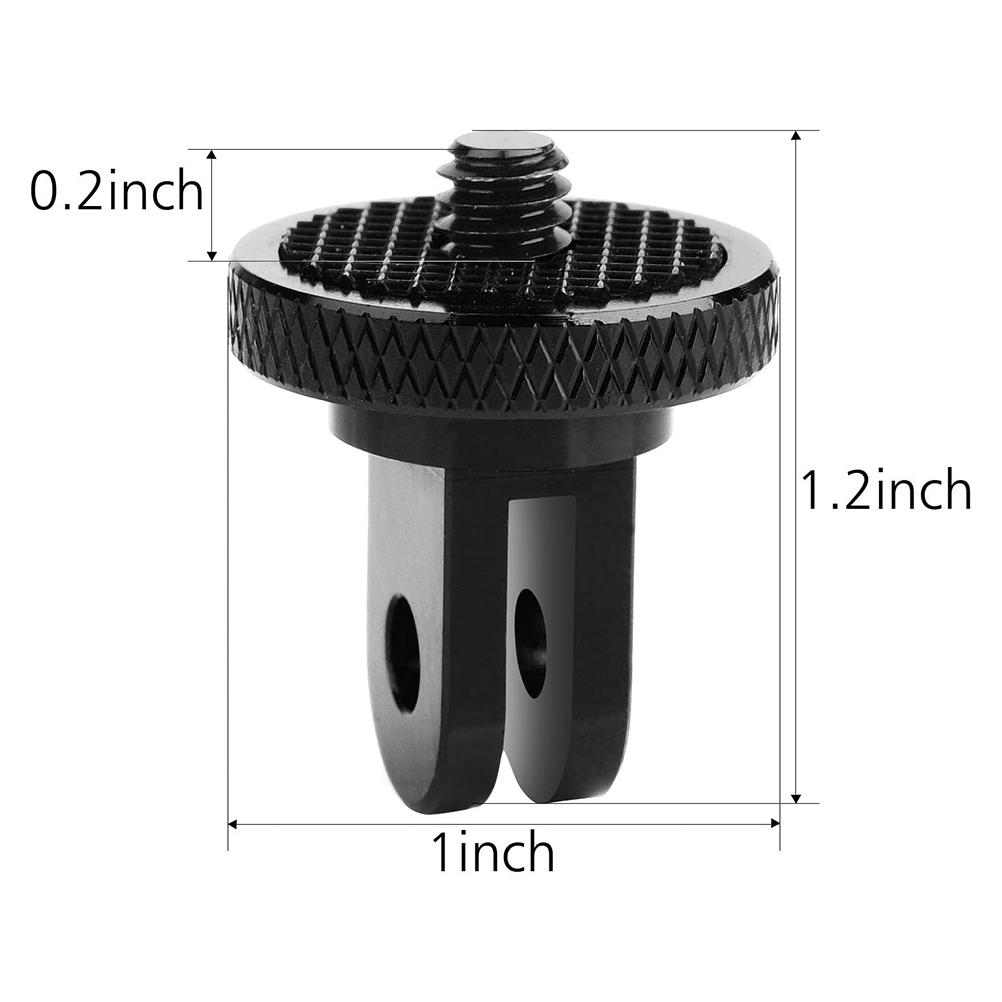 Adapter do mocowania statywu 1/4 cala 20 Adapter do mocowania kamery Kompatybilny z YI DV i innymi standardowymi akcesoriami 1/4 cala