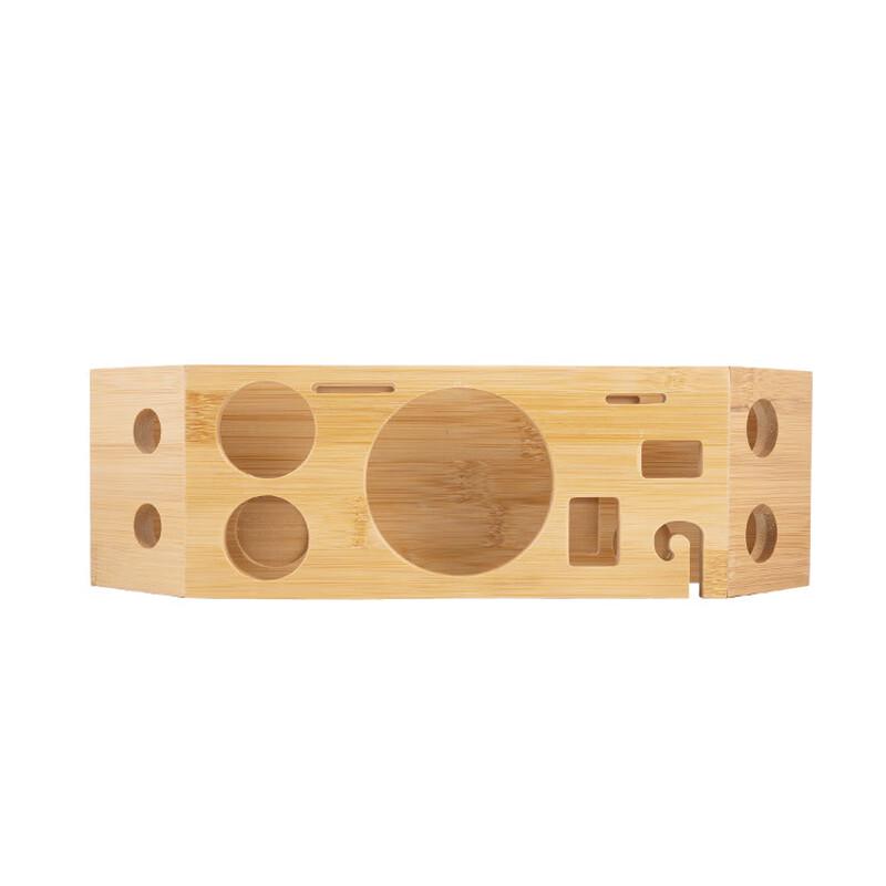 Stainless Steel Cocktail Shaker Set with Bamboo Stand