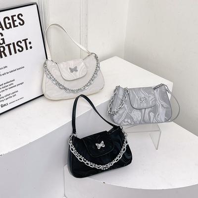 Modische Nische Beliebte Halbmond-Achseltasche Neuer Stil Trendige Damen Einfache Textur Beliebte Schultertasche dieses Jahres