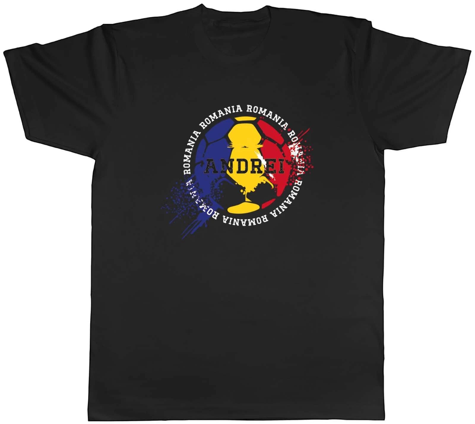Personalised Romania Football Sports Mens Unisex T-Shirt Tee Gift S