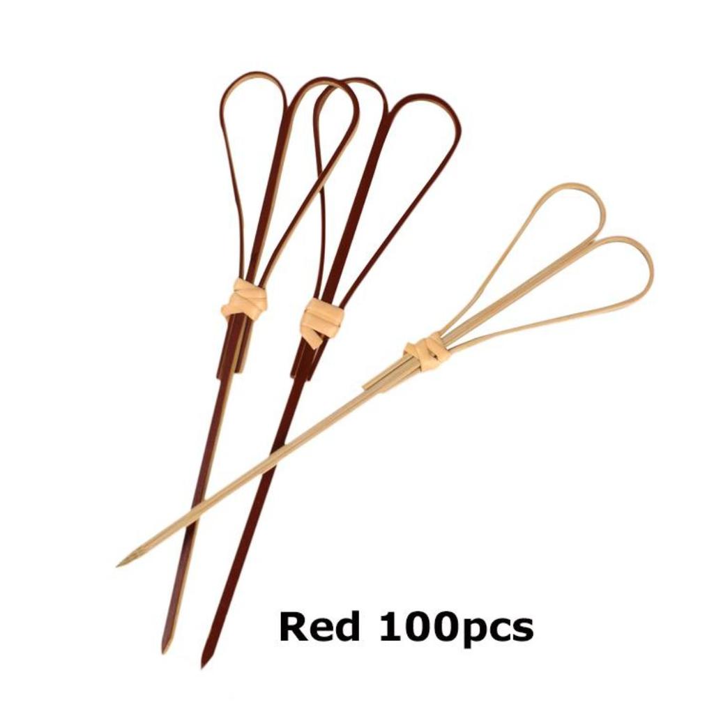 12cm 100pcs Bamboo Cocktail Sticks Pick Martini Drink Stick Picks Levo Bar Tool