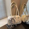 Bag Women's Foreign Style Boston Women's Bag 2025 Summer New Simple Women's Oblique Span Shoulder Bag Pillow Bag