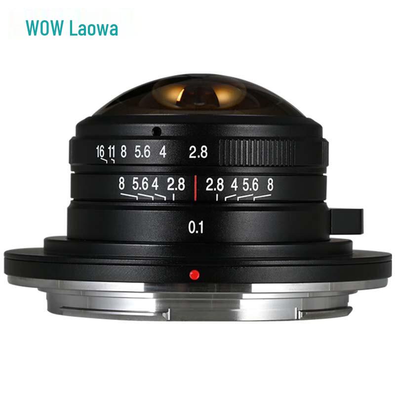 Laowa 4mm F2.8 210° Circular Fisheye Lens 45.2mm
