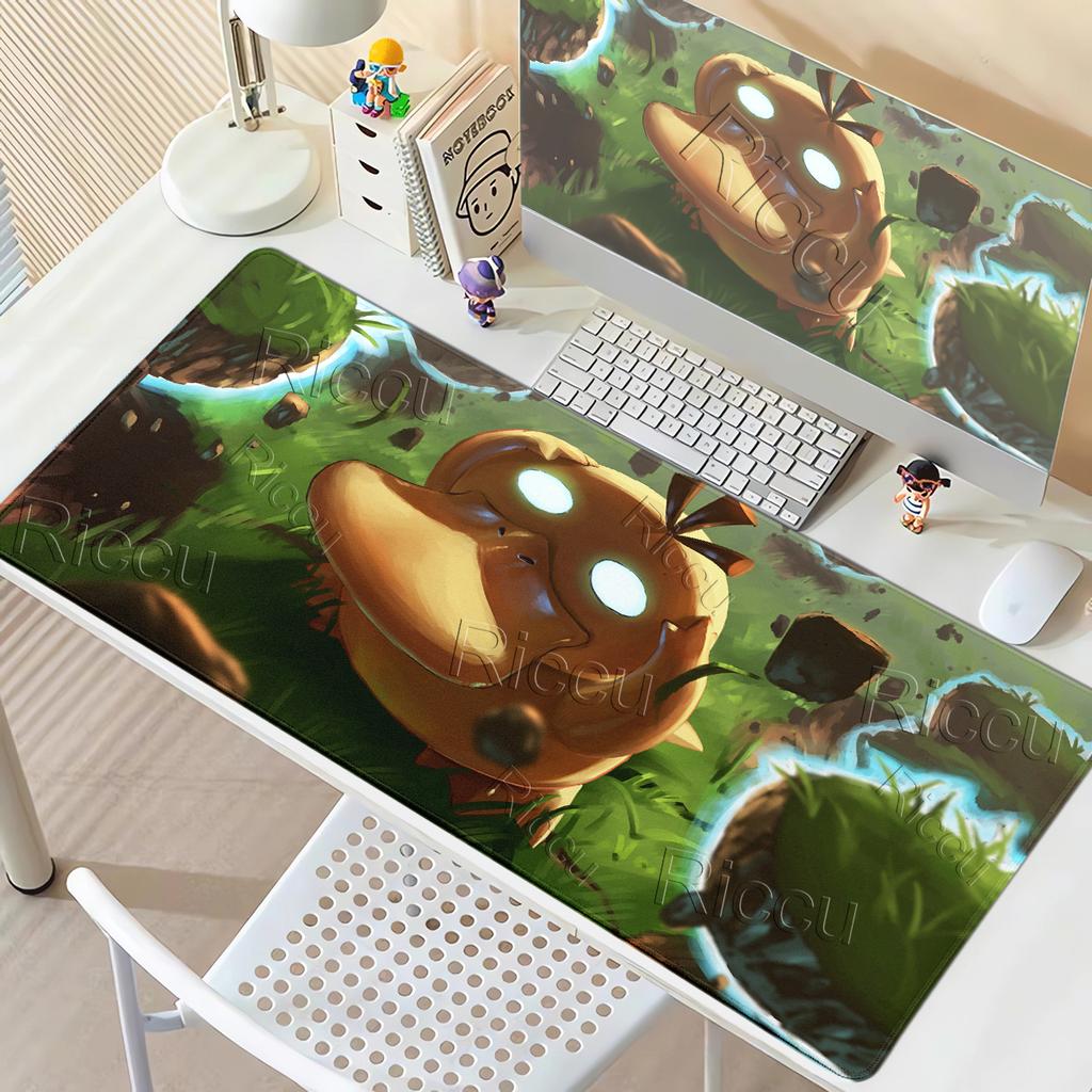 Gaming Mouse Pads P-Pokemon Psyduck Extended Anime PC Computer Gamer Anti-slip Desk Mats Offices Laptop Cute Lockedge Rubber Rug