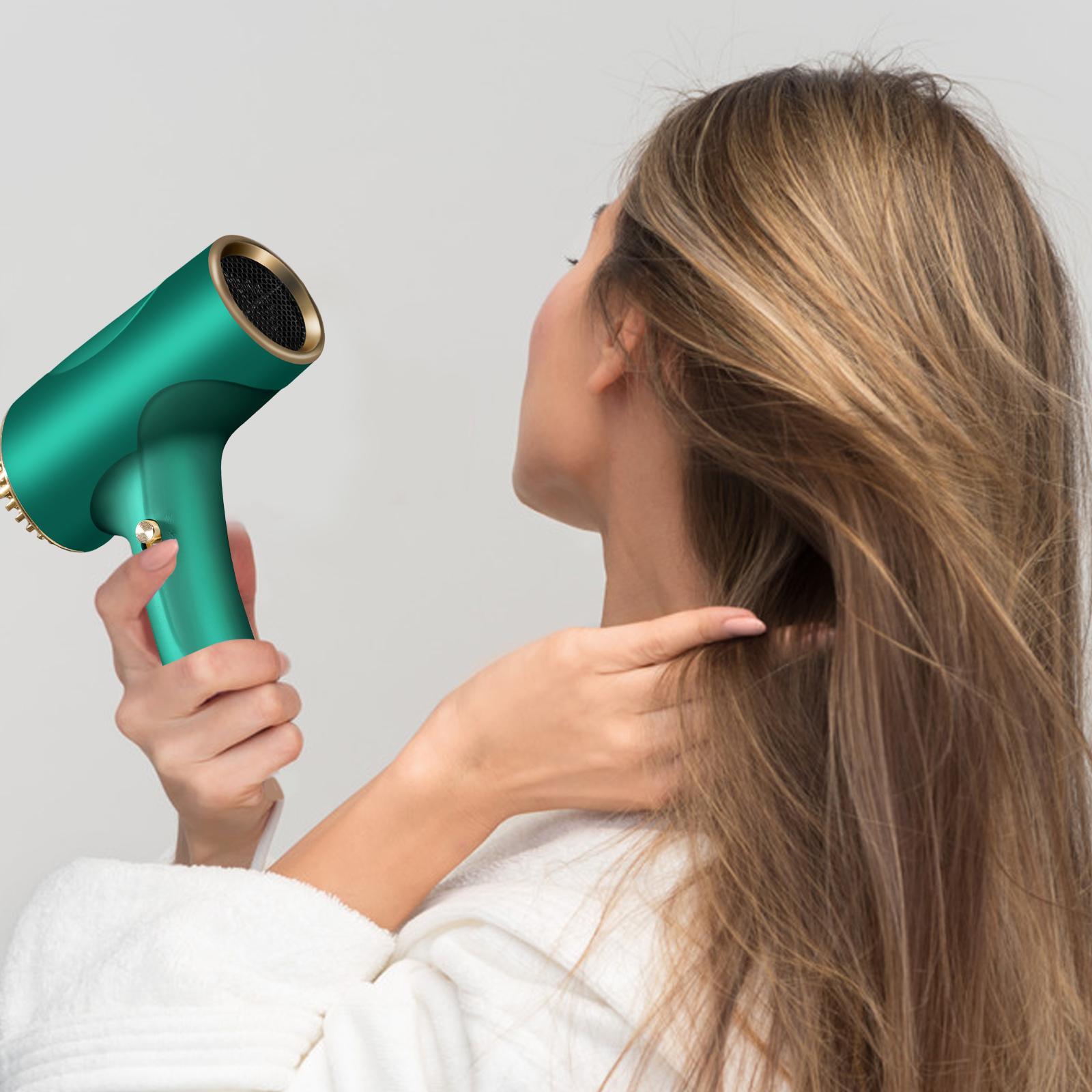 Фен для волос с регулируемой температурой 500 Вт легкий быстросохнущий защитный фен — фото 7