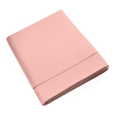 Flat Sheet In Combed Cotton Percale "Julian" All Sizes Pure Cotton - Julian Powder Pink - 240 X 300 Cm for Double Bed