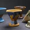 Creative Ceramic Cup Light Luxury Coffee Cup Saucer Set Retro Design Water Cup Afternoon Tea Cup