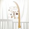 3Pcset Baby Wooden Bed Bell Bracket Mobile Hanging Rattles Toy Hanger Baby Crib Mobile Bed Bell Wood Toy Holder Arm Bracket