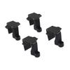 Sturdy Design Boat Marine Bumper Black Nylon Fender Clips Pontoon Mount  Marine Environment