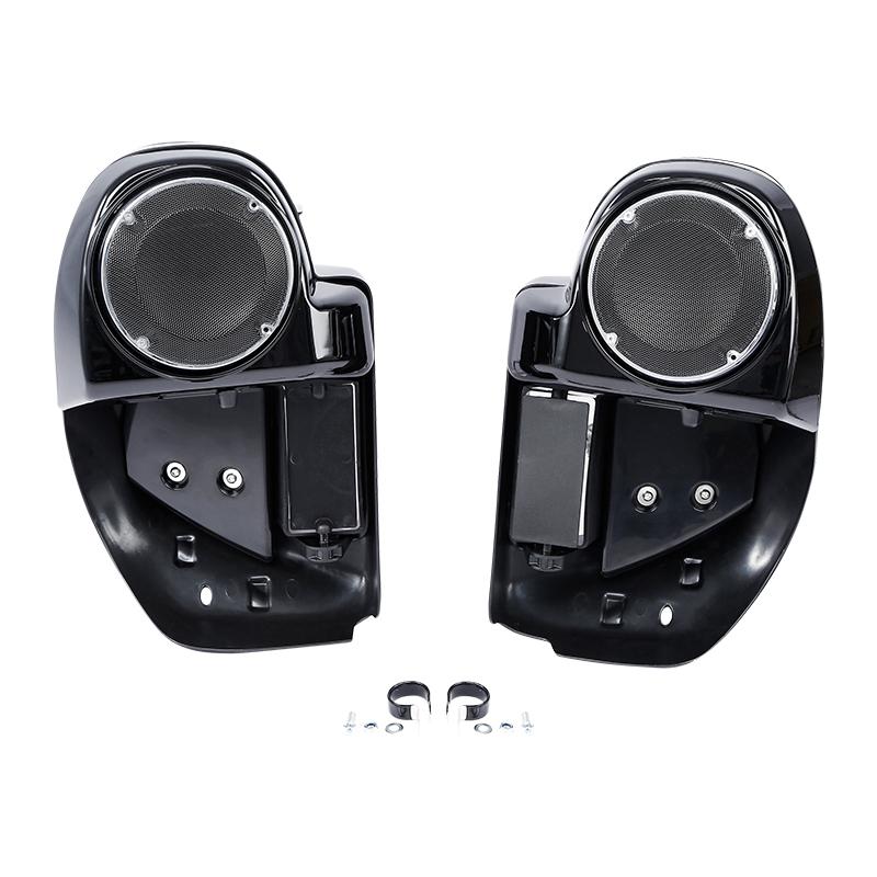 Motorcycle 6.5" Speaker Box Lower Vented Fairing Leg For Harley Touring Electra Glide Road King Street Glide 2014-2024