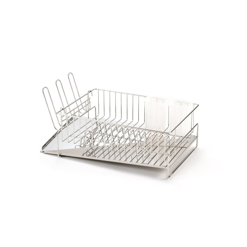 Beworth Style Beworth Selection Tsubame-Sanjo-made Slanted Drainer, Right-Hand Placement, Approx. 41.8cm W X 25.2cm D X 14cm H, Stainless Steel, Autom