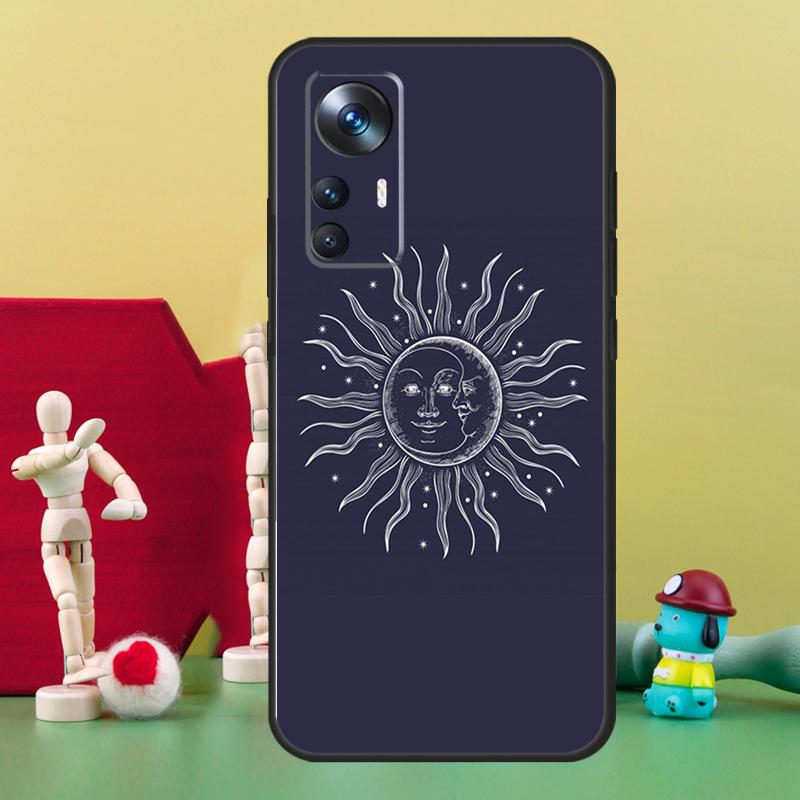 Sun Moon Face Case For POCO X5 X4 X3 F5 Pro M4 F4 GT C40 F3 Cover For Xiaomi 11T 12T Pro 13 11 12 Lite