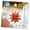 Red and Gold Star Origami Kit 30cm