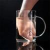 1pc Large Glass Cups with Lids and Straws 1000ML Reusable Iced Coffee Tumbler for Hot & Cold Drinks Smoothies, Tea, Juice