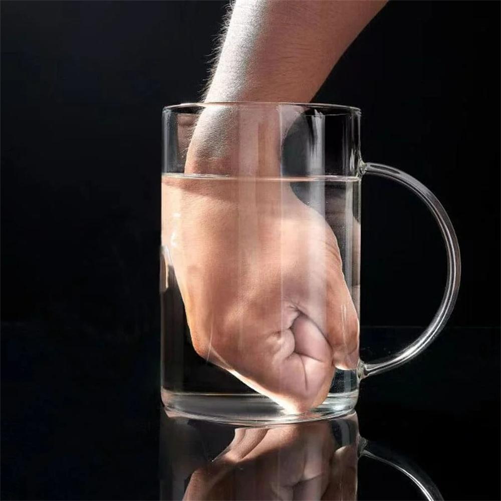 1pc Large Glass Cups with Lids and Straws 1000ML Reusable Iced Coffee Tumbler for Hot & Cold Drinks Smoothies, Tea, Juice